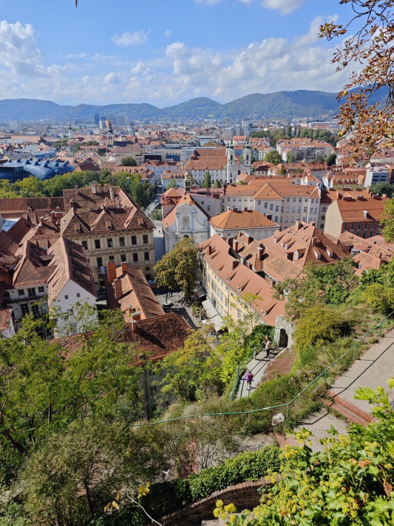 Blick auf Graz vom Schlossberg