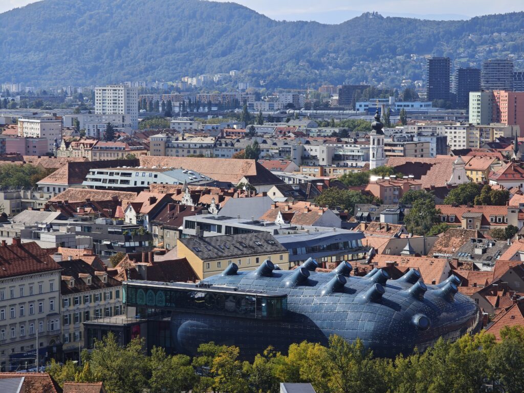 Das Kunsthaus Graz - auch friendly alien genannt